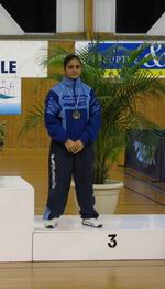 Cindy 3eme aux Internationaux de Lorraine